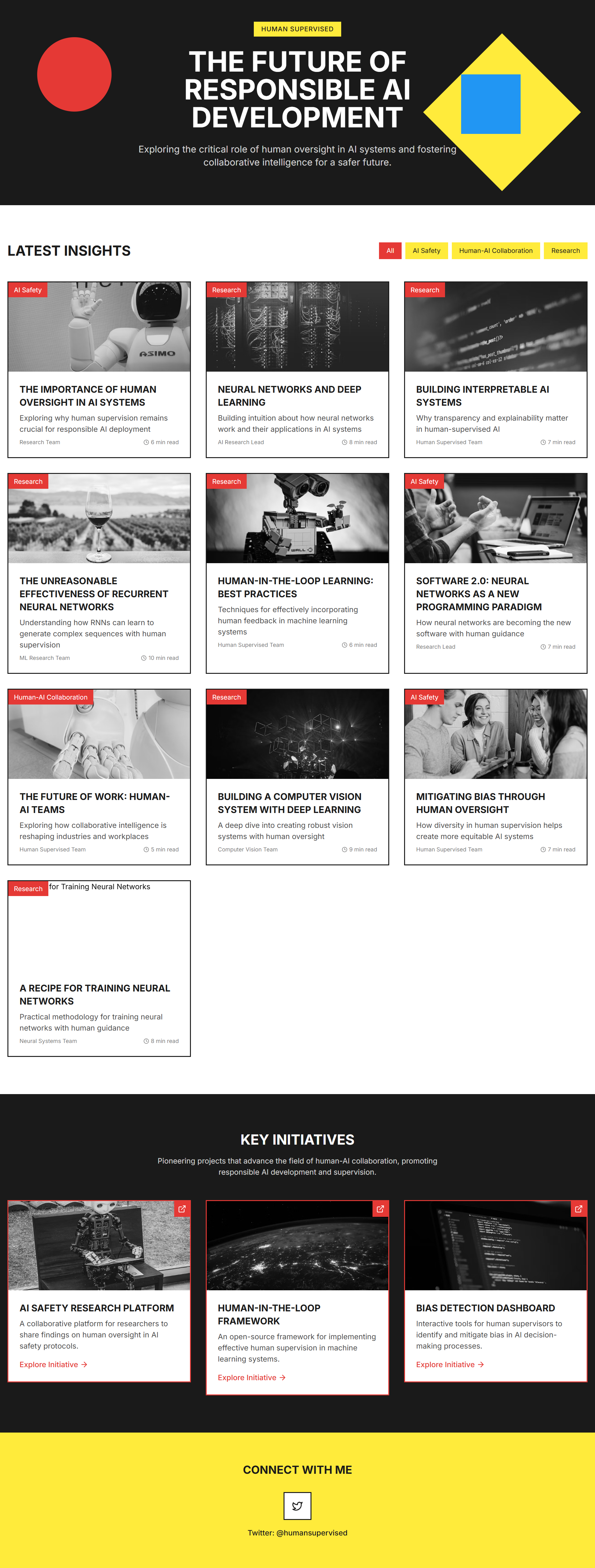 humanSupervised.com screenshot